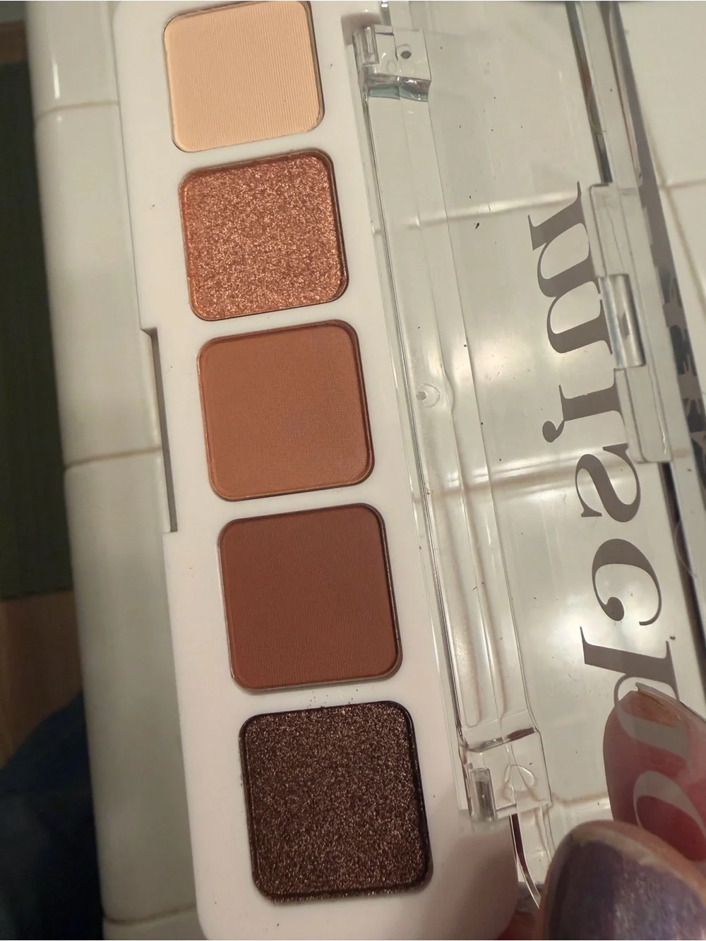 Mischo Warm Neutral Eyeshadow Palette - 5 Warm Brown & Bronze Shades